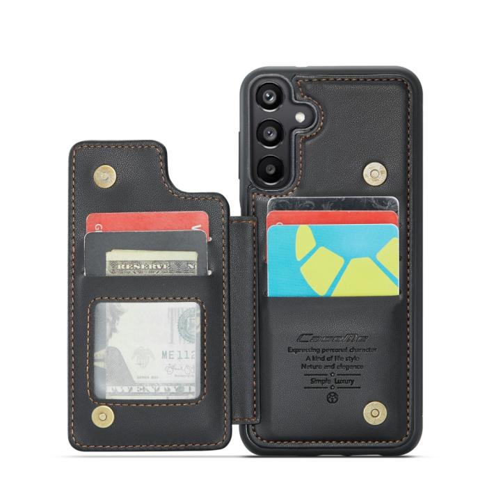 Bild 3, CASEME CASEME Samsung Galaxy A16 Skal RFID Kickstand Plånbok Svart - Teknikhallen.se
