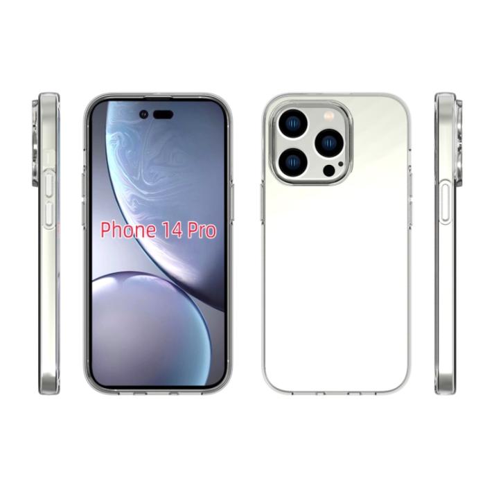 Bild 5,  iPhone 14 Pro Skal TPU Transparent - Teknikhallen.se