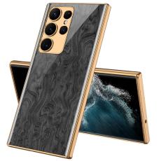 GKK GKK Galaxy S24 Ultra Skal H&auml;rdat Glas Electroplate Tr&auml;fiber - Teknikhallen.se