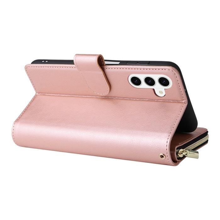 Bild 5,  Samsung Galaxy S26 Fodral Multifunktionellt Roséguld - Teknikhallen.se