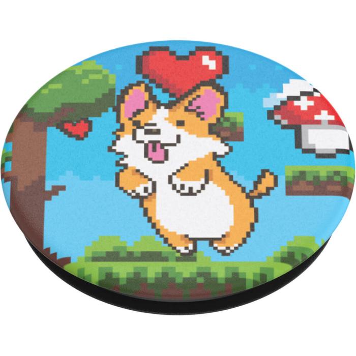 Bild 2, PopSockets PopSockets PopGrip Corgibit - Teknikhallen.se