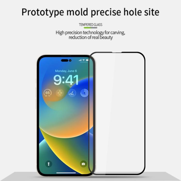 Bild 2, MOFI MOFI iPhone 14 Plus Skärmskydd Heltäckande Härdat Glas - Teknikhallen.se