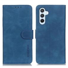 KHAZNEH KHAZNEH Samsung Galaxy A05s 4G Fodral Retro L&auml;der Bl&aring; - Teknikhallen.se