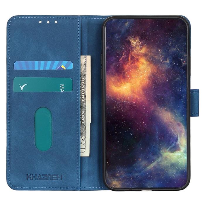 Bild 2, KHAZNEH KHAZNEH Samsung Galaxy A05s 4G Fodral Retro Läder Blå - Teknikhallen.se