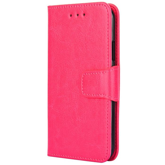 Bild 6,  Samsung Galaxy S23 Ultra Fodral Läder Rosa - Teknikhallen.se