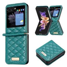 BINFEN BINFEN Galaxy Z Flip 5 Skal Diamond Textur Gr&ouml;n - Teknikhallen.se