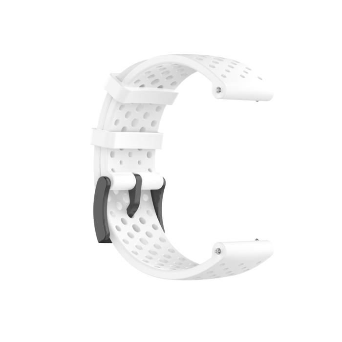 Bild 3,  Ihåligt Silikon Armband Suunto (24mm) Vit - Teknikhallen.se