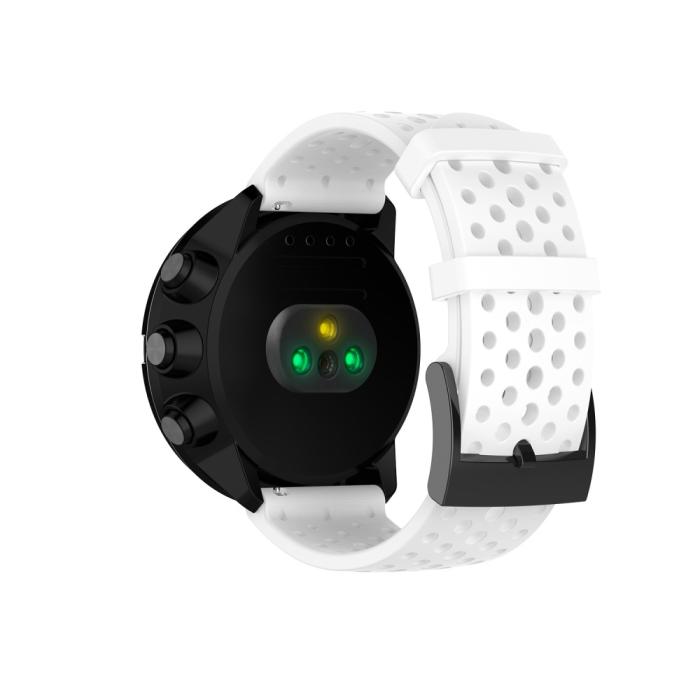 Bild 4,  Ihåligt Silikon Armband Suunto (24mm) Vit - Teknikhallen.se
