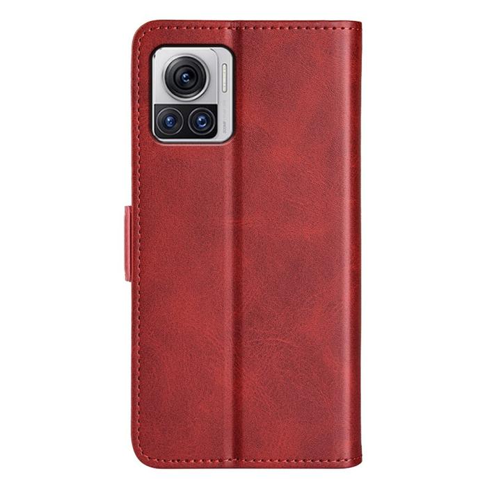 Bild 6,  Motorola Edge 30 Ultra 5G Fodral Magnetisk Stängning Röd - Teknikhallen.se