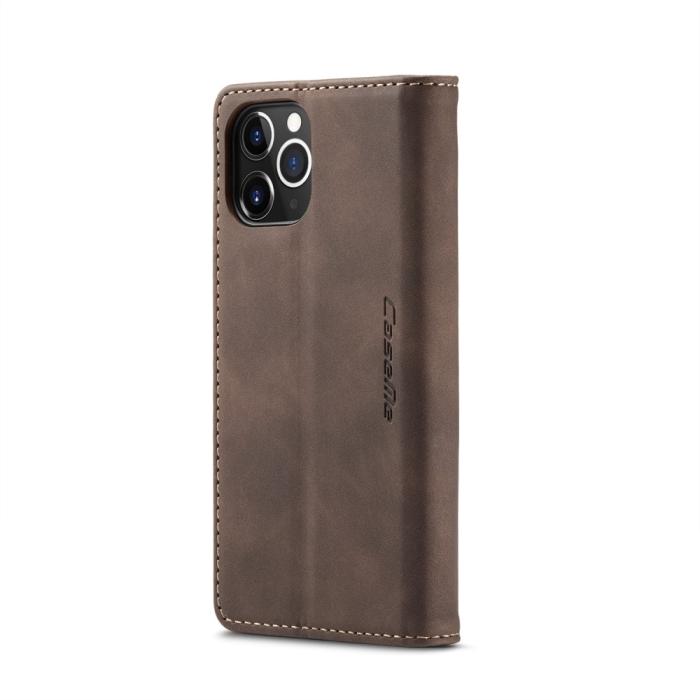 Bild 5, CASEME iPhone 12 Pro Max - CASEME Vintage Flip Fodral - Brun - Teknikhallen.se