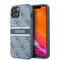 Guess Guess iPhone 13 Mini Skal PU 4G Stripe Bl&aring; - Teknikhallen.se