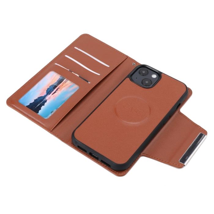 Bild 4,  iPhone 14 Plus 2in1 Magnet Fodral Brun - Teknikhallen.se