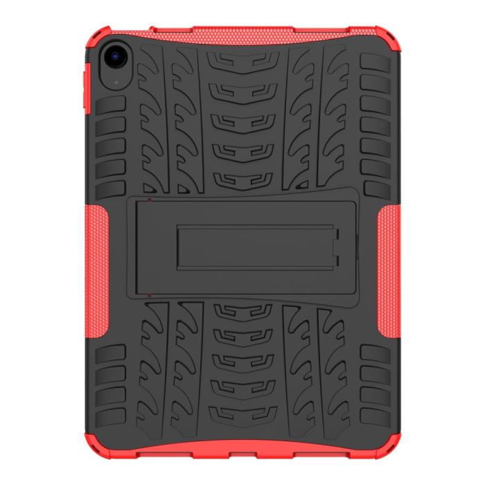 Bild 2,  iPad 11 2025 / 10.9 2022 Skal Rugged Kickstand Armor Röd - Teknikhallen.se