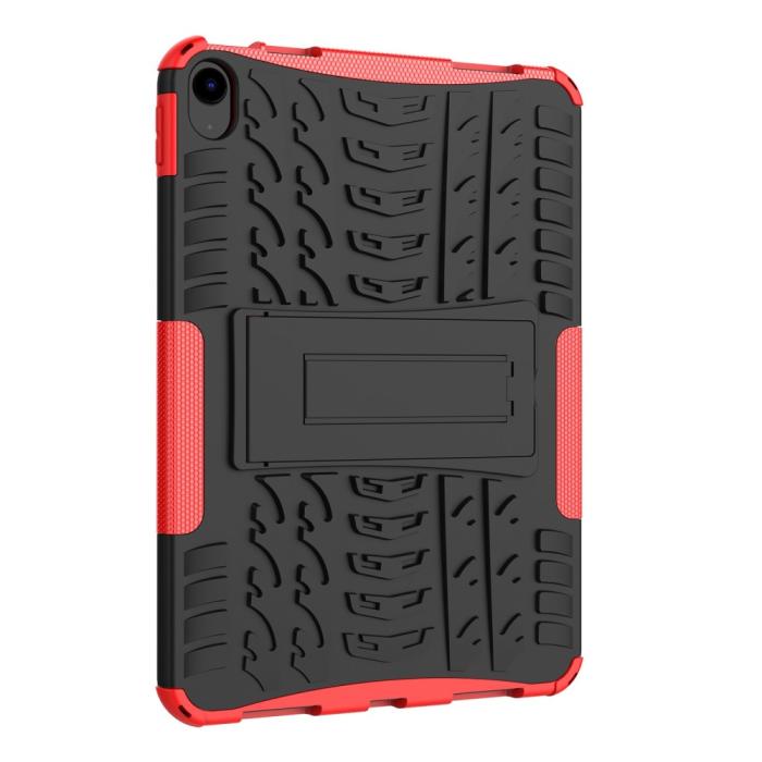 Bild 3,  iPad 11 2025 / 10.9 2022 Skal Rugged Kickstand Armor Röd - Teknikhallen.se