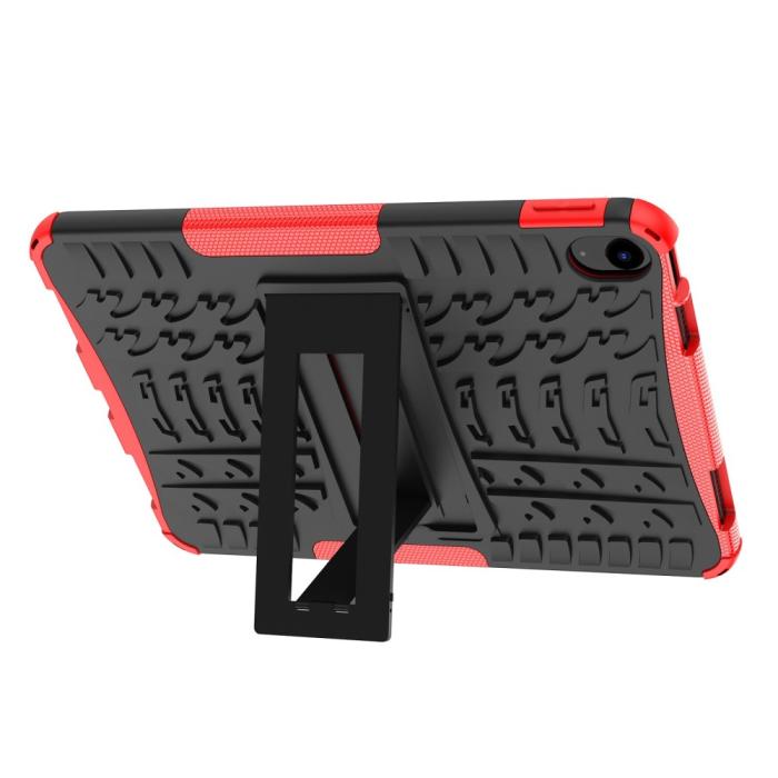Bild 5,  iPad 11 2025 / 10.9 2022 Skal Rugged Kickstand Armor Röd - Teknikhallen.se