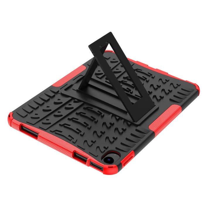 Bild 6,  iPad 11 2025 / 10.9 2022 Skal Rugged Kickstand Armor Röd - Teknikhallen.se
