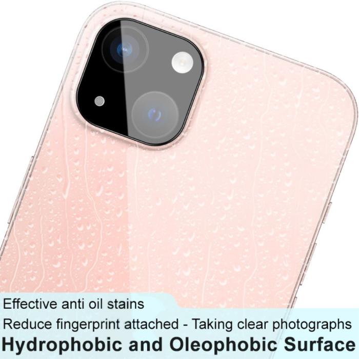 Bild 5, IMAK IMAK iPhone 15 / 15 Plus Linsskydd Akryl/Härdat Glas Svart - Teknikhallen.se