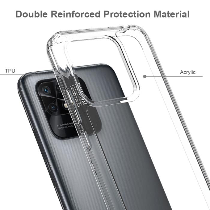Bild 3,  Xiaomi Redmi 10C Skal Akryl/TPU Svart - Teknikhallen.se