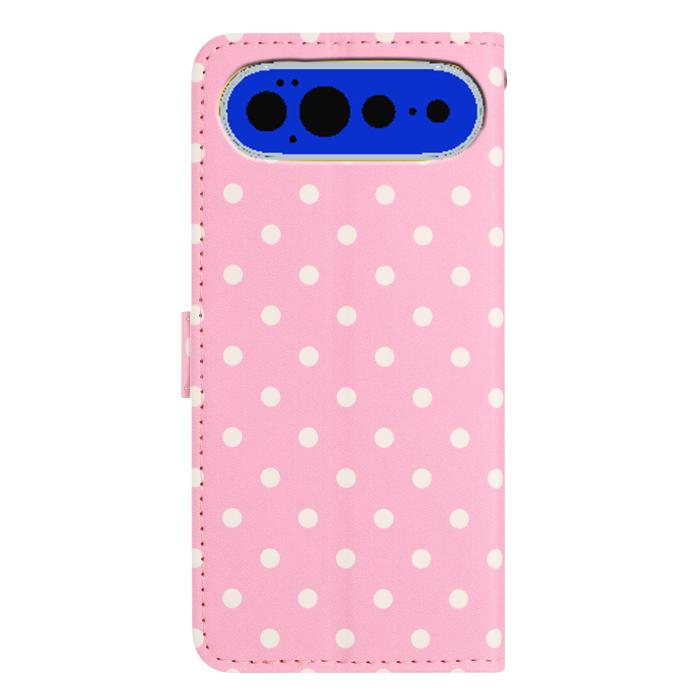 Bild 2,  Google Pixel 11 / 11 Pro Fodral Läder Prickigt Mönster Rosa - Teknikhallen.se