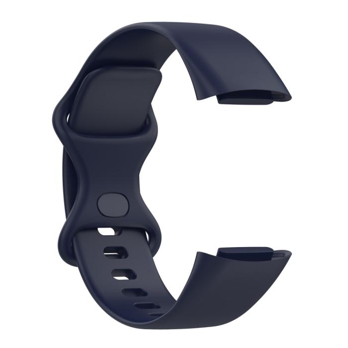 Bild 4,  Fitbit Charge 6 / 5 Armband TPU (L) Mörk Blå - Teknikhallen.se