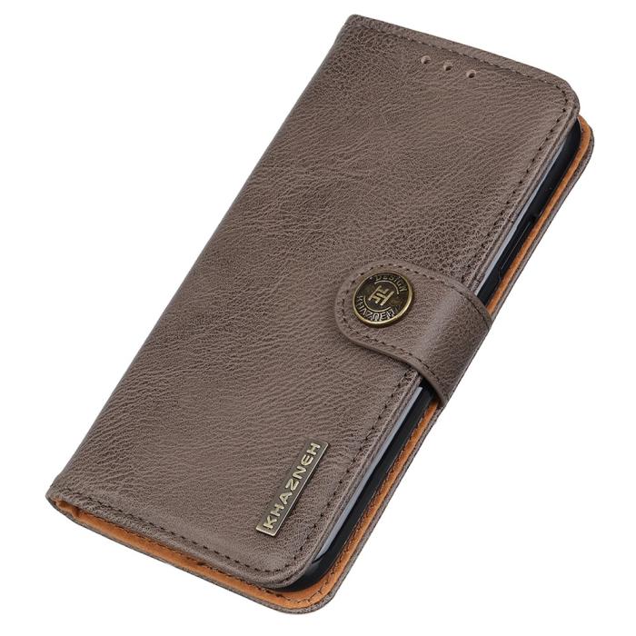 Bild 5, KHAZNEH KHAZNEH Motorola Edge 50 Fusion 5G Läder Fodral Khaki - Teknikhallen.se