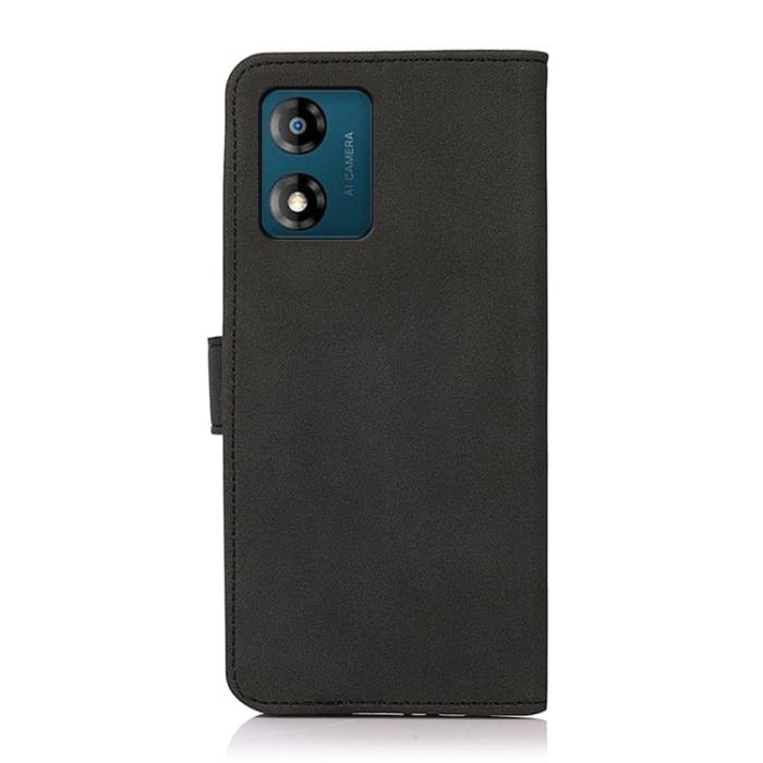 Bild 3, KHAZNEH KHAZNEH Motorola Moto E13 Fodral Matt Läder Svart - Teknikhallen.se