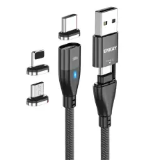 ENKAY ENKAY 2 m 6in1 PD 100W USB-C/USB-A - USB-C/Lightning/MicroUSB - Teknikhallen.se