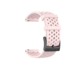  Ih&aring;ligt Silikon Armband Suunto (24mm) Ljus Rosa - Teknikhallen.se