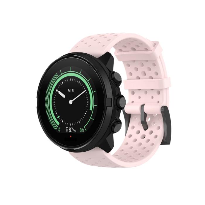 Bild 2,  Ihåligt Silikon Armband Suunto (24mm) Ljus Rosa - Teknikhallen.se
