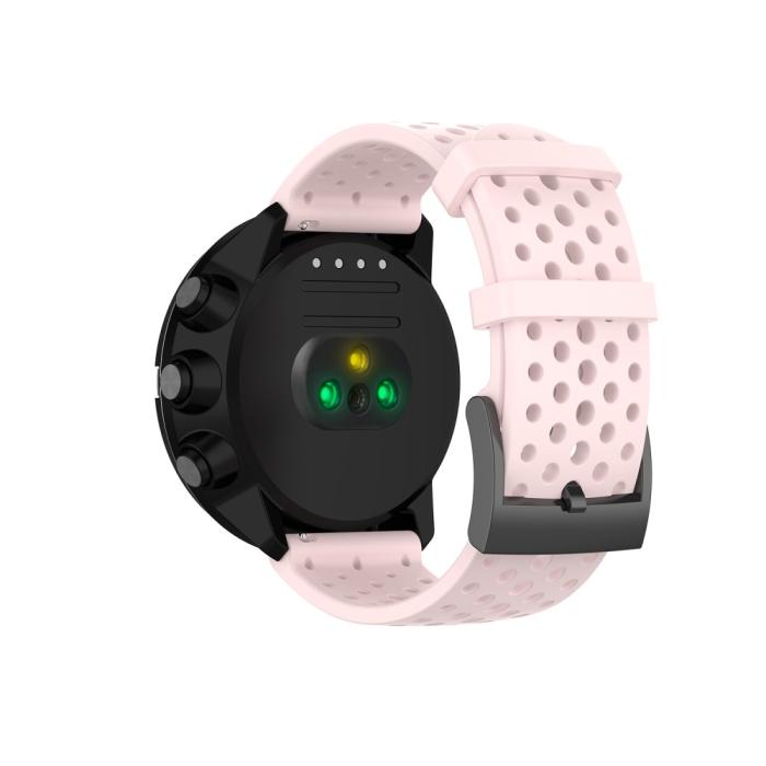 Bild 3,  Ihåligt Silikon Armband Suunto (24mm) Ljus Rosa - Teknikhallen.se