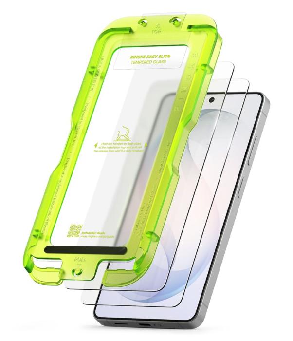 Bild 2, Ringke Ringke Galaxy S26 Ultra 2-PACK Easy Slide Skärmskydd Härdat Glas - Teknikhallen.se