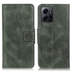  Xiaomi Redmi Note 12 4G Fodral Crazy Horse L&auml;der Gr&ouml;n - Teknikhallen.se