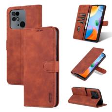 AZNS AZNS Xiaomi Redmi 10C Fodral L&auml;der Brun - Teknikhallen.se