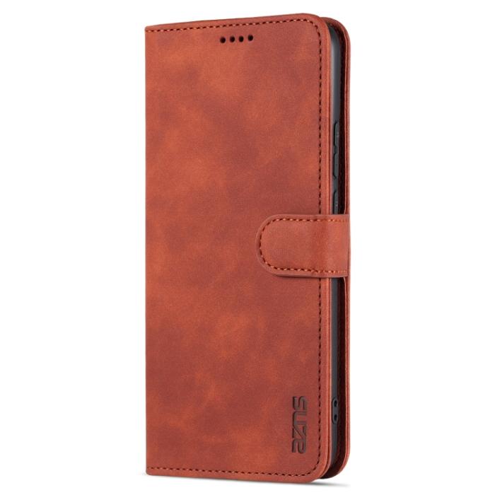 Bild 2, AZNS AZNS Xiaomi Redmi 10C Fodral Läder Brun - Teknikhallen.se