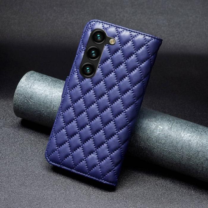 Bild 5,  Samsung Galaxy S23 Plus Fodral Diamond Textur Blå - Teknikhallen.se