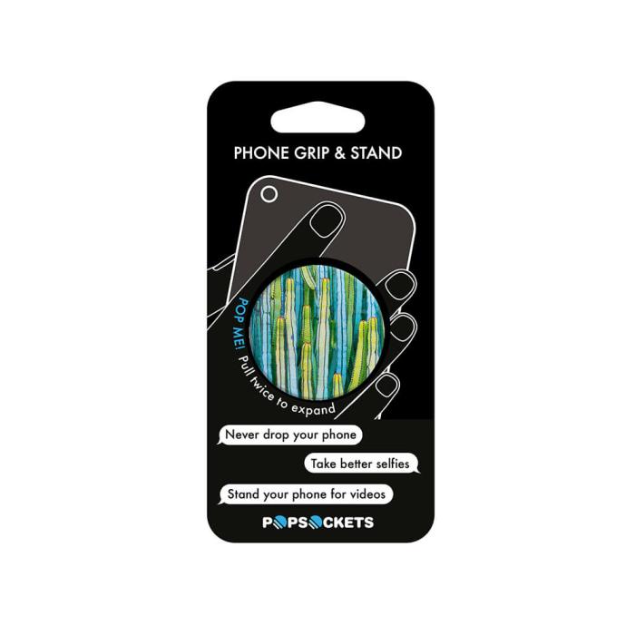 Bild 4, PopSockets PopSockets Grip med Ställfunktion Cactus Patch - Teknikhallen.se