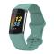  Fitbit Charge 6 / 5 Armband TPU (L) Grön - Teknikhallen.se