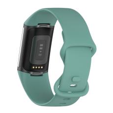  Fitbit Charge 6 / 5 Armband TPU (L) Gr&ouml;n - Teknikhallen.se