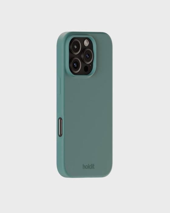 Bild 2, holdit holdit iPhone 16 Pro Mobilskal Silikon Moss Green - Teknikhallen.se