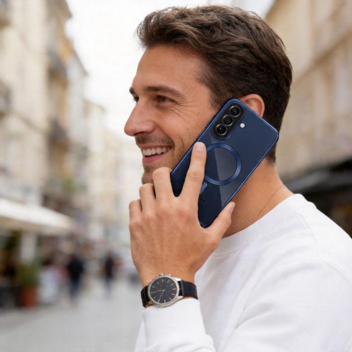 Bild 3, Tech-Protect Tech-Protect Galaxy A57 5G Skal MagSafe MagFlex Navy Blue - Teknikhallen.se