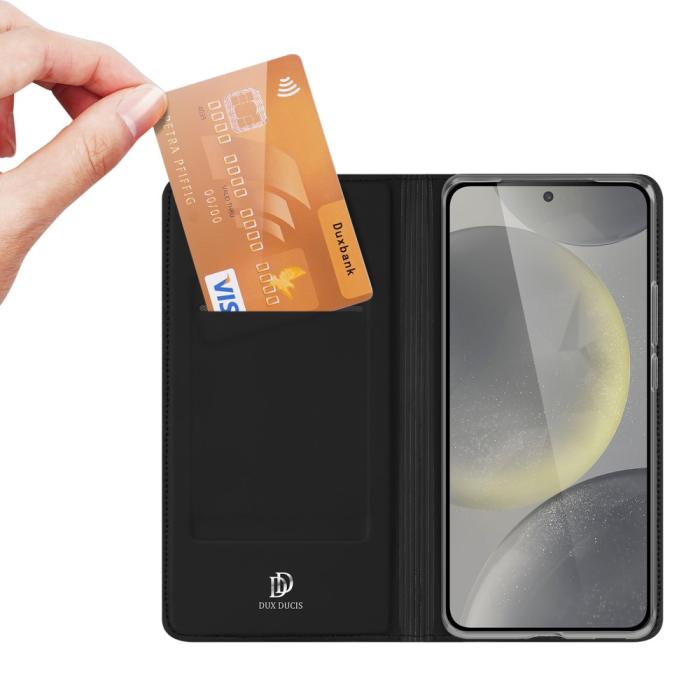 Bild 2, DUX DUCIS DUX DUCIS Samsung Galaxy S24 FE Fodral Skin Pro Series Svart - Teknikhallen.se
