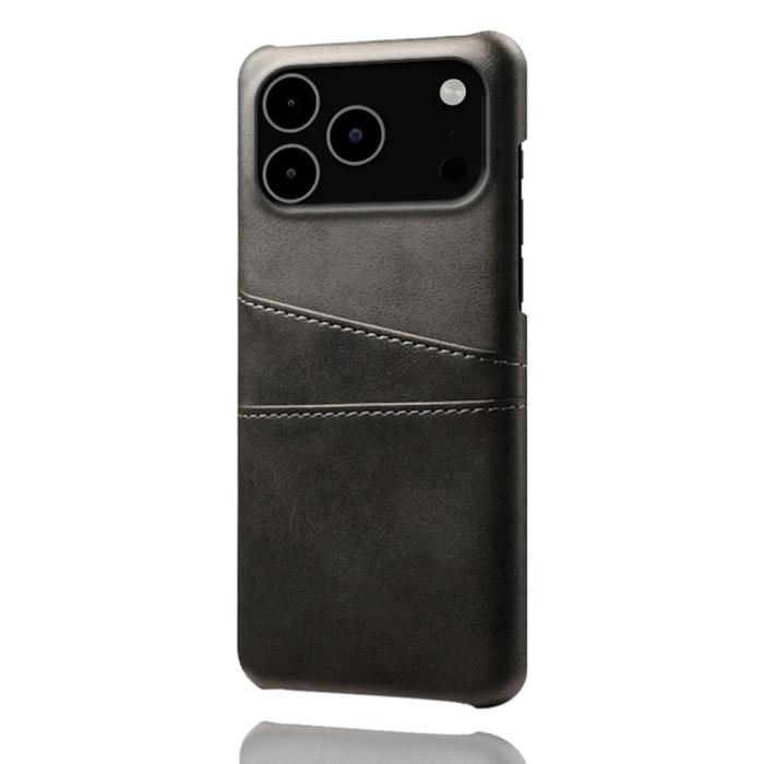 Bild 4,  iPhone 17 Pro Max Skal Med Kortfack Läder Svart - Teknikhallen.se