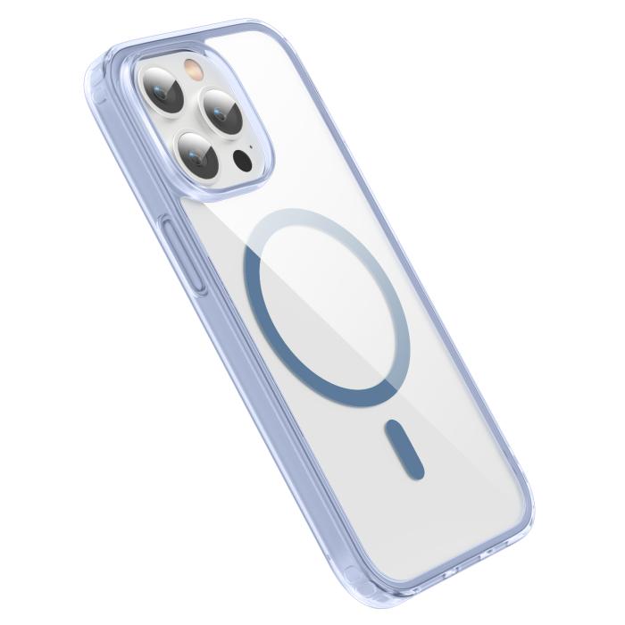 Bild 3, ColorPop ColorPop iPhone 13 Pro Max Skal CH MagSafe Transparent/Ljus Blå - Teknikhallen.se