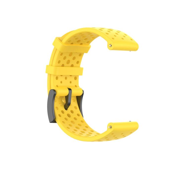 Bild 4,  Ihåligt Silikon Armband Suunto (24mm) Gul - Teknikhallen.se
