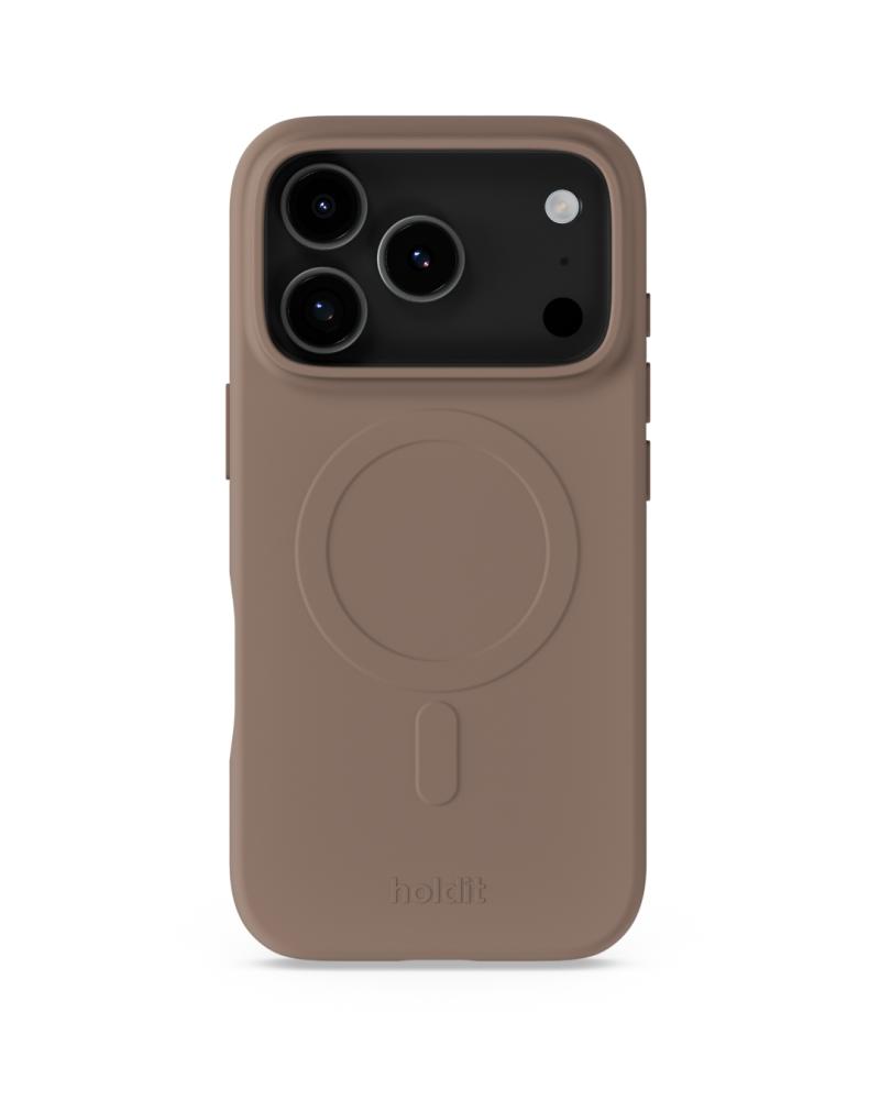 holdit holdit iPhone 17 Pro Max Mobilskal Soft MagSafe Mocha Brown - Teknikhallen.se