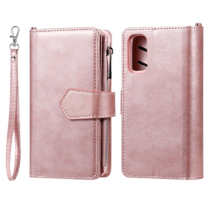 Bild 2,  Samsung S20 - 2in1 Magnet Skal / Plånboksfodral - Roséguld - Teknikhallen.se
