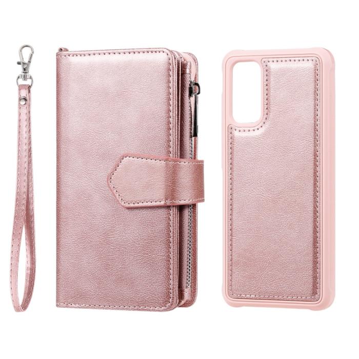 Bild 3,  Samsung S20 - 2in1 Magnet Skal / Plånboksfodral - Roséguld - Teknikhallen.se