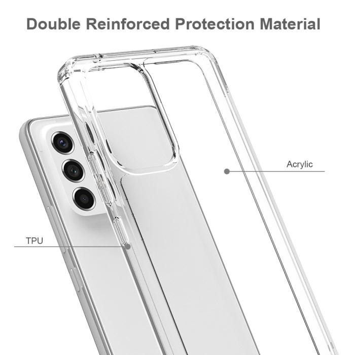 Bild 2,  Samsung Galaxy A53 5G Skal Hybrid Akryl/TPU Transparent - Teknikhallen.se