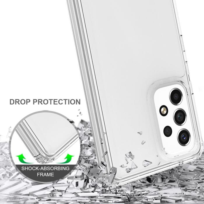 Bild 4,  Samsung Galaxy A53 5G Skal Hybrid Akryl/TPU Transparent - Teknikhallen.se