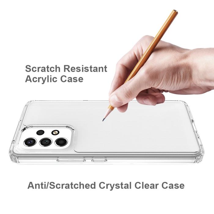 Bild 5,  Samsung Galaxy A53 5G Skal Hybrid Akryl/TPU Transparent - Teknikhallen.se